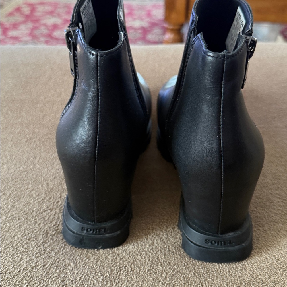 Sorel nk4372-010 Size 8.5 Wide Black Combat Snow Boots (TD) - Picture 5 of 8